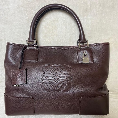 Genuine LOEWE LOEWE Fusta tote bag embossed anagram