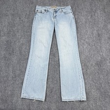 Vintage Paris Blues Womens Bootcut Jeans Size 7 Light Wash Denim Distressed