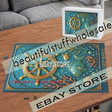 1000 piece jigsaw puzzle Marine Helm Ocean Style nautical