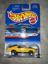 1998 Hot Wheels First Editions Mustang Mach 1 670 Yellow 29 of 40