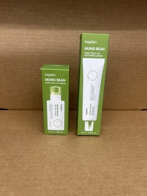 beplain Mung Bean Pore Tight-Up Serum and Cream Bundle