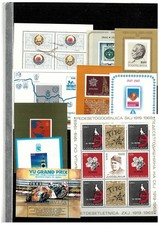Yugoslavia 1964/90 LOT  blocks ( 2  pages ) MNH , see description