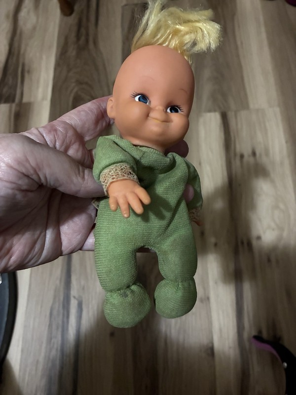 Fun World Vtg Rare Color Sleepy Head Baby Doll Bean Body