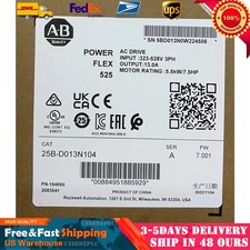 Allen-Bradley PowerFlex 525 AB 25B-D013N104 AC Drive 25BD013N104  US Free Tax