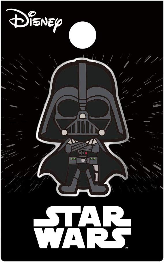 Enamel Pin - Star Wars - Darth Vader SD Embossed Lapel Pin Badge NEW