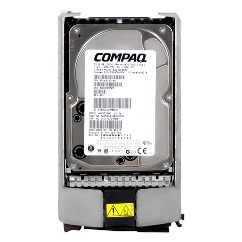 Hard Drive Compaq BD0726459C 73GB 10K SCSI U160 3.5'' 233806-004 MAN3735NC - Picture 2 of 3