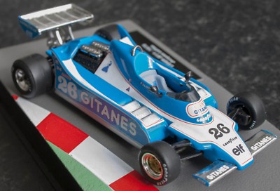 F1 Collection Ligier JS11 GITANES water slide DECALS 1:43 scale