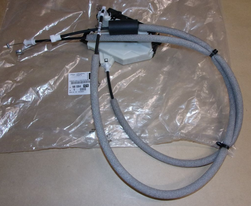 Serrure droite Citroen Jumpy IV d'origine 9808417180 robuste en acier galvanisé
