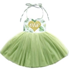 Baby Girl Tulle Tutu dress. Bohemian theme. 1st birthday dress. Photoshoot dress