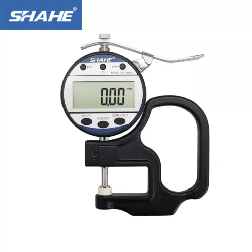 SHAHE 0.01 mm Digital Thickness Gauge 0-10/0-25mm  Leather/Glass Thickness Gauge