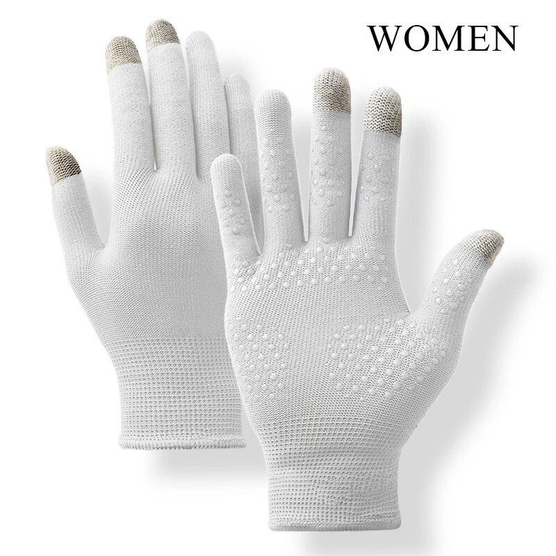 Luvas antiderrapantes unissex proteção solar UV luvas de tela sensível ao toque de condução Reino Unido - Imagem 4 de 4