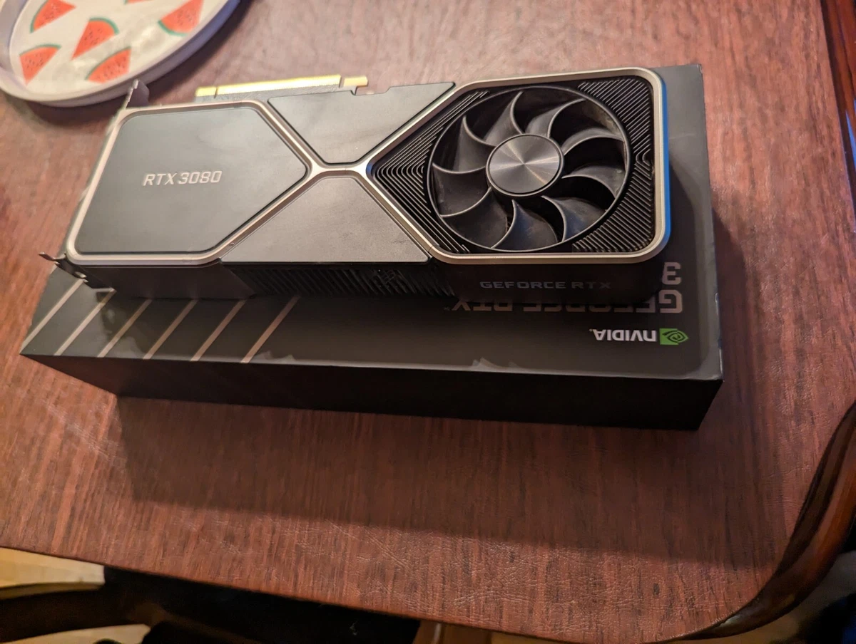 NVIDIA GeForce RTX 3080 Founders Edition 10GB GDDR6X Graphics Card -...