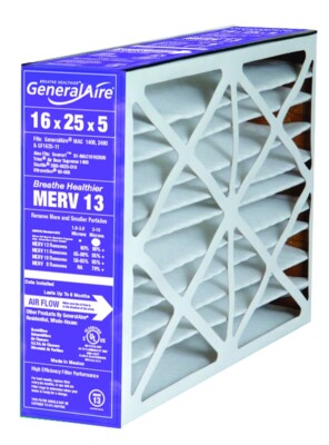 Generalaire 8FM1625 - 16'' x 25'' x 5'' MERV 13 Filter for MAC 1400, 2400