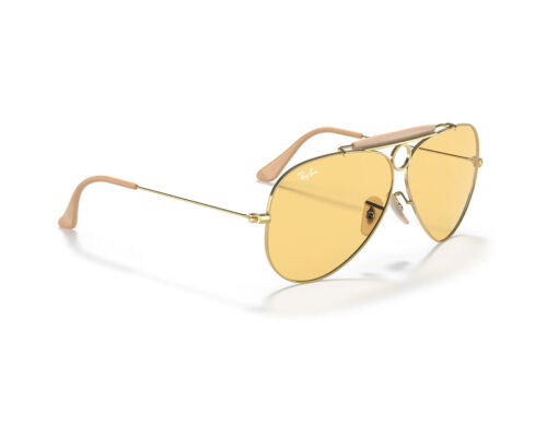 Ray-Ban Sunglasses RB3138 SHOOTER AMBERMATIC Yellow Unisex yellow gold - Picture 5 of 6