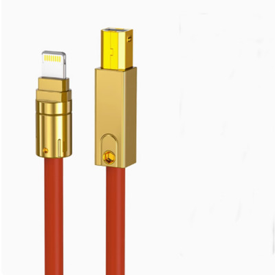 For Lighting to B usb dac cable hifi Stereo cable Data audio digital Cable
