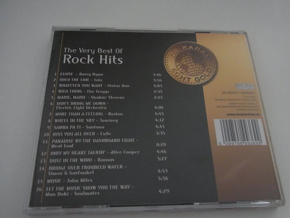 The Very Best of Rock Hits CD 24 Karat Gold ( Sony ) - Bild 2 von 3
