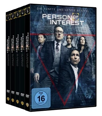 Person of Interest - Season/Staffel 1+2+3+4+5 / Komplette Serie # 27-DVD-SET-NEU