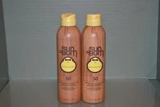 Lot Of 2 Sun Bum Original SPF 50 Sunscreen Spray, 6 oz Each, Exp. 01/2026