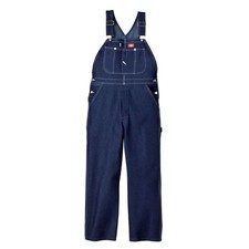 Dickies Indigo Bib Overalls Men's Dark Wash Denim Sz 44x34 Style 83294NB