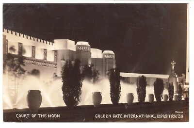 USA San Francisco International Exposition Court of the moon Architecture 1939