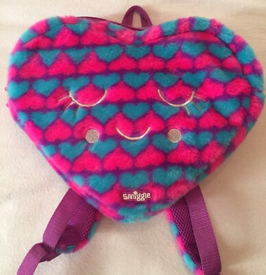 smiggle furry backpack