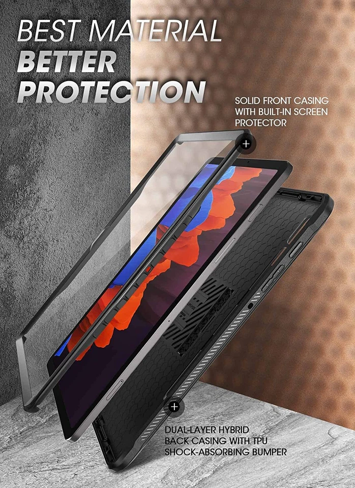 SUPCASE Stand Case Screen Cover for Samsung Galaxy Tab S series Tab S10 S9 S8 S7 - Image 2 of 4