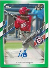 2021 TOPPS PRO DEBUT GREEN AUTO. #PD-97 JEREMY De La ROSA 89/99 (NM-MT TO MINT)