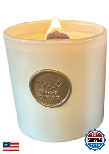 Clearance Candle (Discontinued) Leather Scented Candle with Wax Seal | Gifts