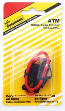 Bussmann HHM Inline ATM Fuse Holder For ATM Up To 30 Amp 32 VDC #12 Lead Wire