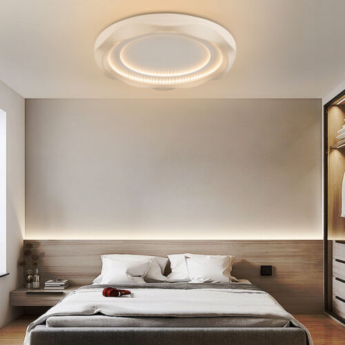 14.57'' LED Dimmable Ceiling Light Flh Mount W/ Remote Control Ceiling Fixture