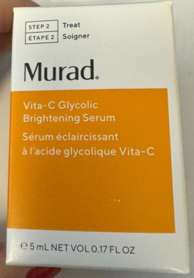 MURAD Vita-C Glycolic Brightening Serum 0.17oz 5ml  BNIB