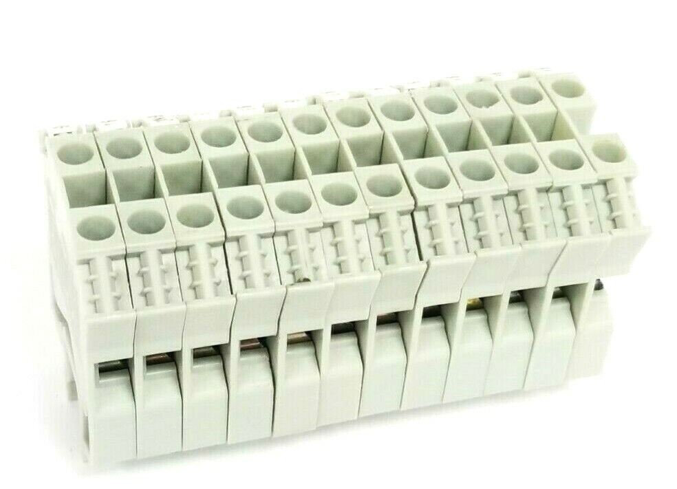 LOT OF 12 SPRECHER & SCHUH VR 2-6 TERMINAL BLOCKS 16-8AWG 600V 55A