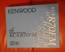 KENWOOD SIRIUS SATELLITE RADIO FM MODULATOR SYSTEM KCA-R70FM  NEW