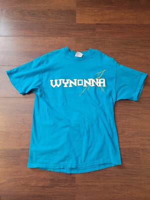 Vtg 1996 Wynonna Judd WYNONNA WY's World It's Electric Concert Tour T-Shirt Sz L