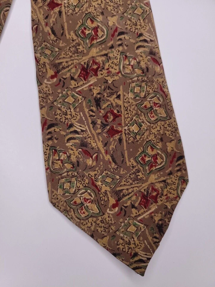 Corbata formal Surrey para hombre 57"Lx3,75"W corbata de cuello marrón Foto 2 de 4