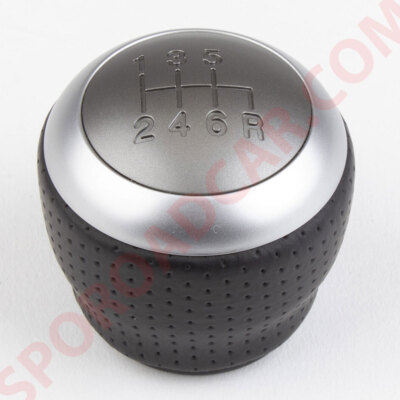 marutan　0226 6 Speed Leather Gear Shift Knob for 2003-2008 Hyundai
