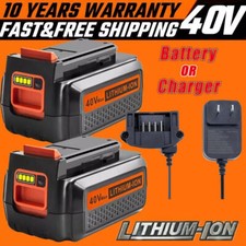 40V 5.0Ah for Black Decker 40 Volt Max Lithium Battery / Charger LBXR36 LBX2040
