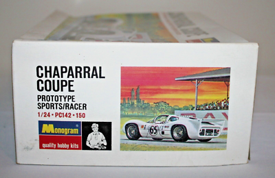 Chaparral Coupe 1/24 プロトタイプスポーツカー Monogram 1:24 Chaparral Coupe Prototype Sports/Racer Model Kit