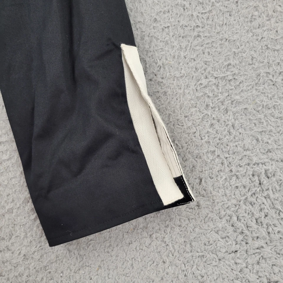 Blazer de seda August para mujer 14 negro con cinturón manga delantera abierta ventilación manga larga Foto 4 de 4