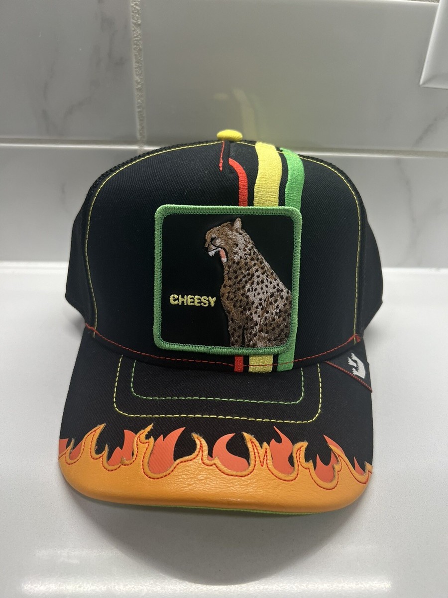 Cheesy Cheetah Hat Goorin Bros The Farm Trucker Supercharged 