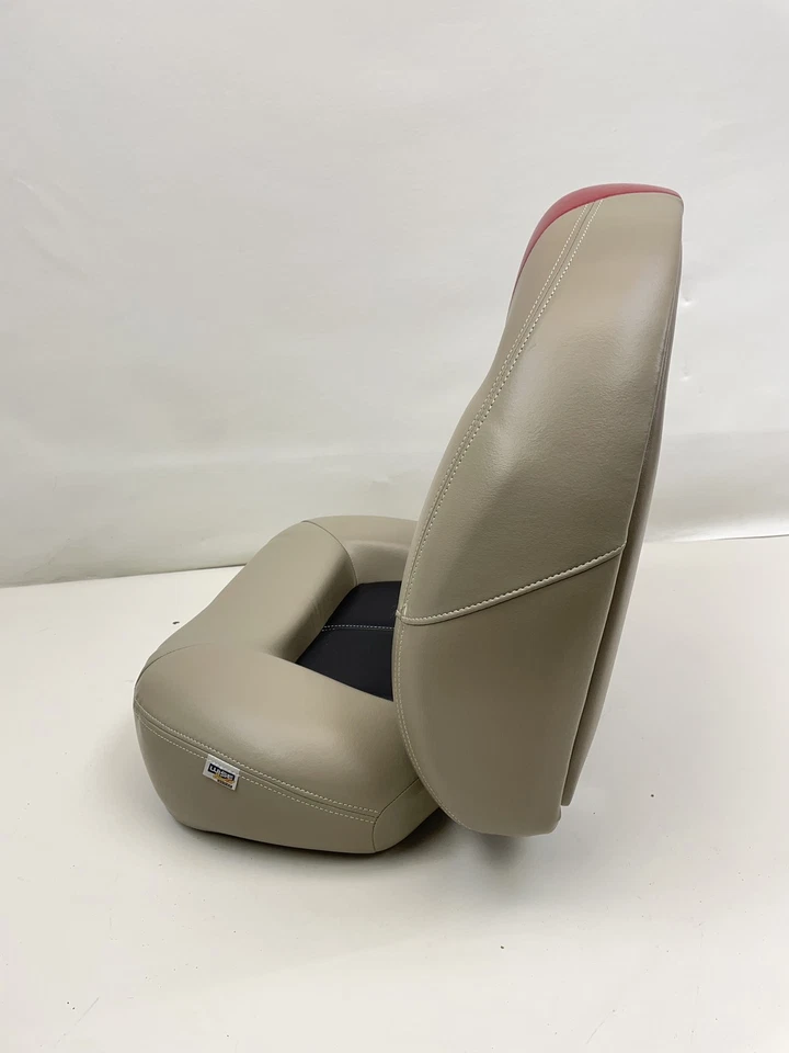 WISE 8WD1451-857 ASIENTO CUBO COMPACTO BRONCEADO/ROJO/NEGRO 24" W X 21" D X 23" H BARCO Foto 4 de 4