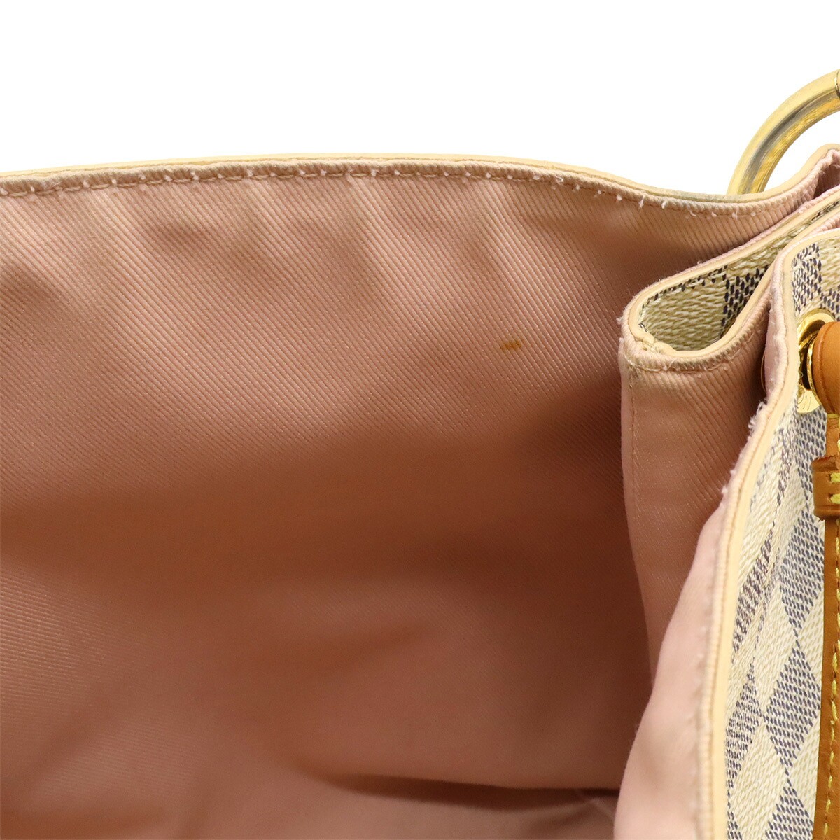 Louis Vuitton Damier Azur Graceful PM Shoulder Bag PVC Canvas Used image 7