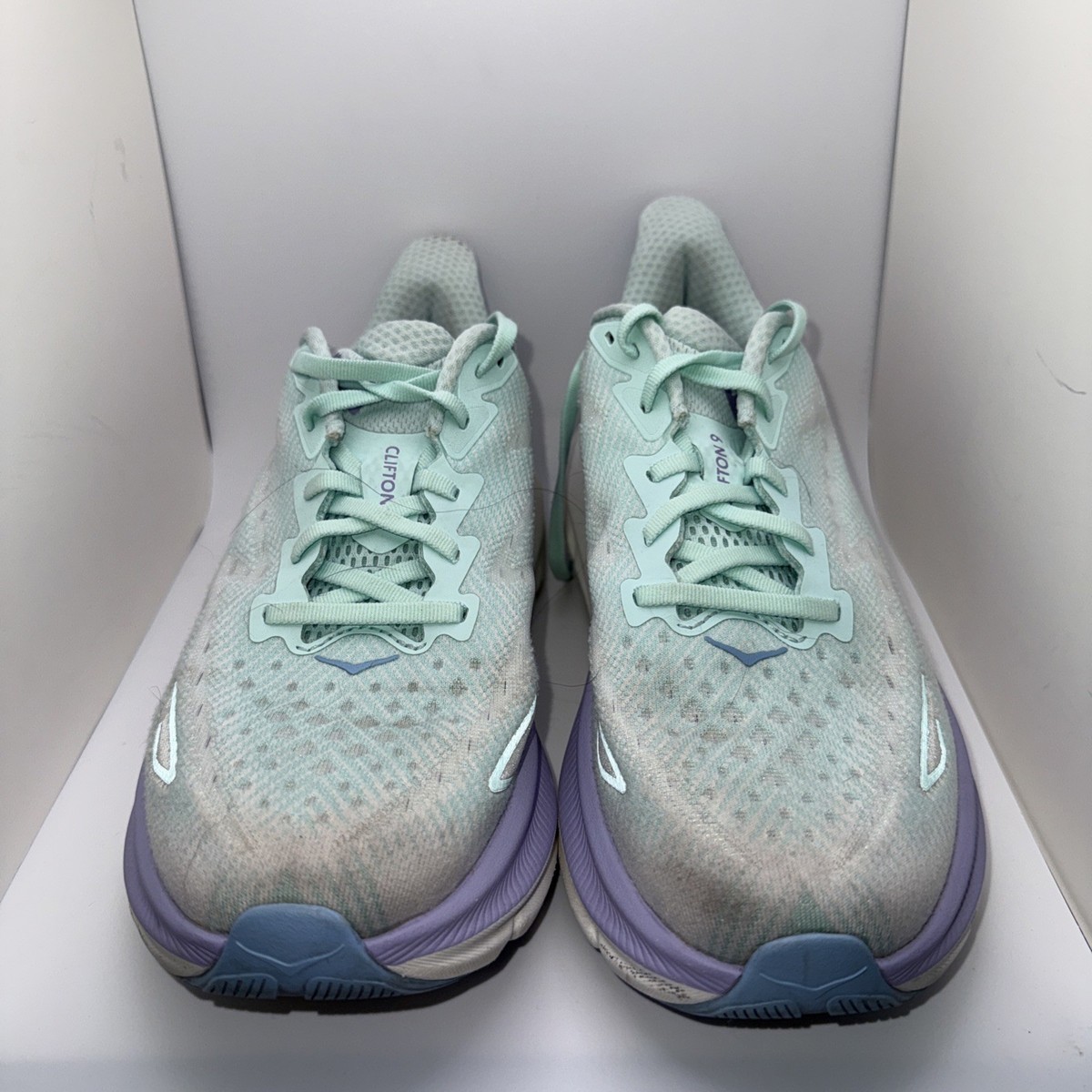 HOKA CLIFTON 9 WIDE 10 2E 28cm 未使用 Size 10 - Hoka One One HOKA Clifton 9 Wide Sunlit Ocean Lilac Mist