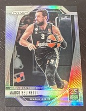 2024-25 Panini Prizm Euroleague Marco Belinelli #141 Silver Prizm