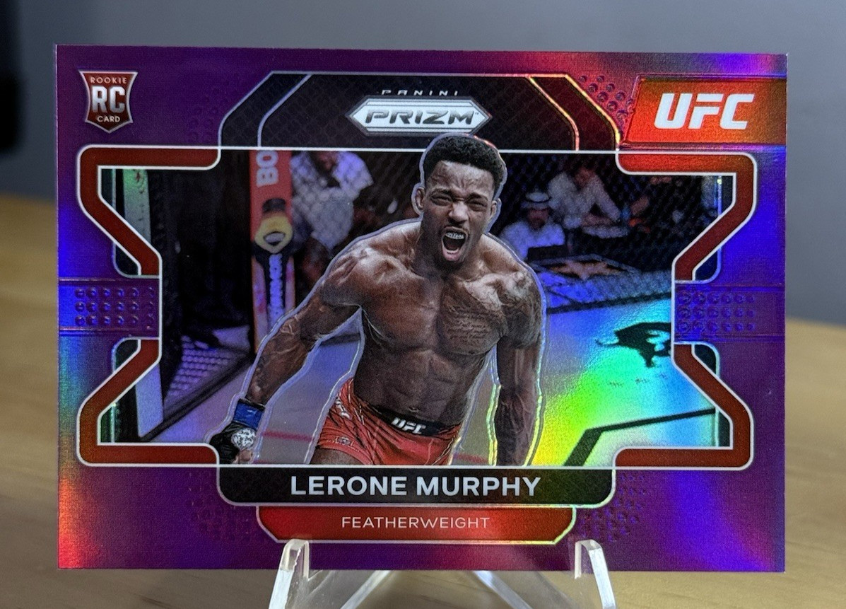 Lerone Murphy 2022 Panini Prizm UFC Purple Prizm #6 Rookie RC /149