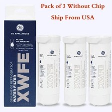 3 Pack GE XWFE Refrigerator Replacement Water Filter Without Chip