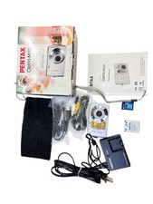 Pentax Optio M30 Digital Camera 7.1 MP 3X Zoom Charger Battery Manual Works