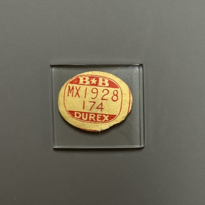B&B DUREX Watchmaker Rectangle Watch Thick Crystal Part #MX1928 #174 Bulova NOS