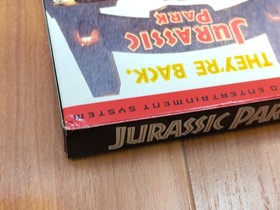 Nr MINTY BOX CIB Jurassic Park complete in nintendo nes clean lot w/ Poster nice