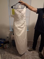 White Wedding Dress Size 12/14